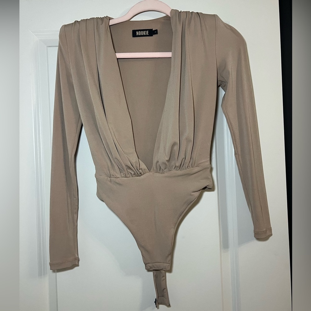 REVOLVE drape neck bodysuit